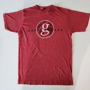 GARTH BROOKS World Tour Shirt Womens Medium Concert Country 37" Chest‎ Red Tee